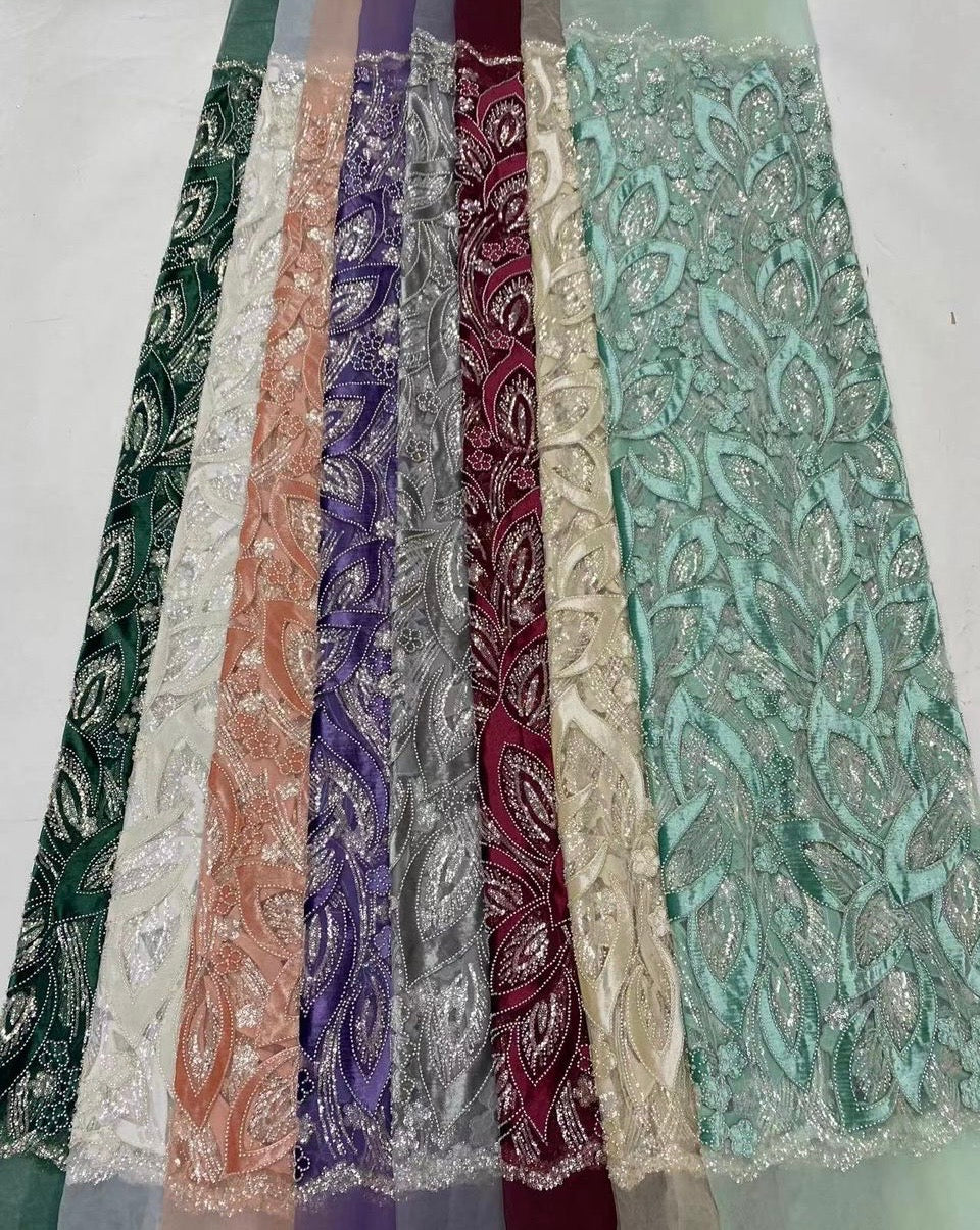 Olio Velvet Sequin Fabric - More Colors