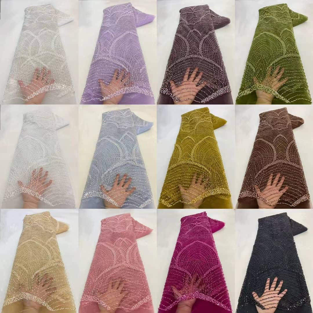 Tela de cuentas de lujo Besoy - Más colores