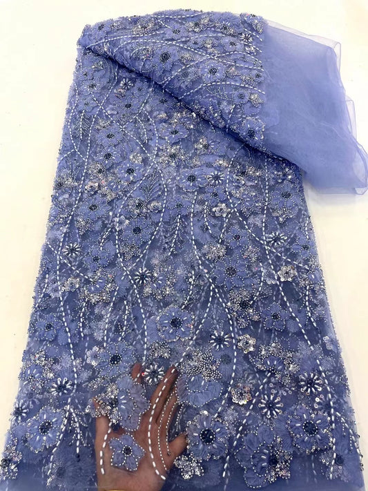 Vrolet 3D Beaded Luxury Fabric