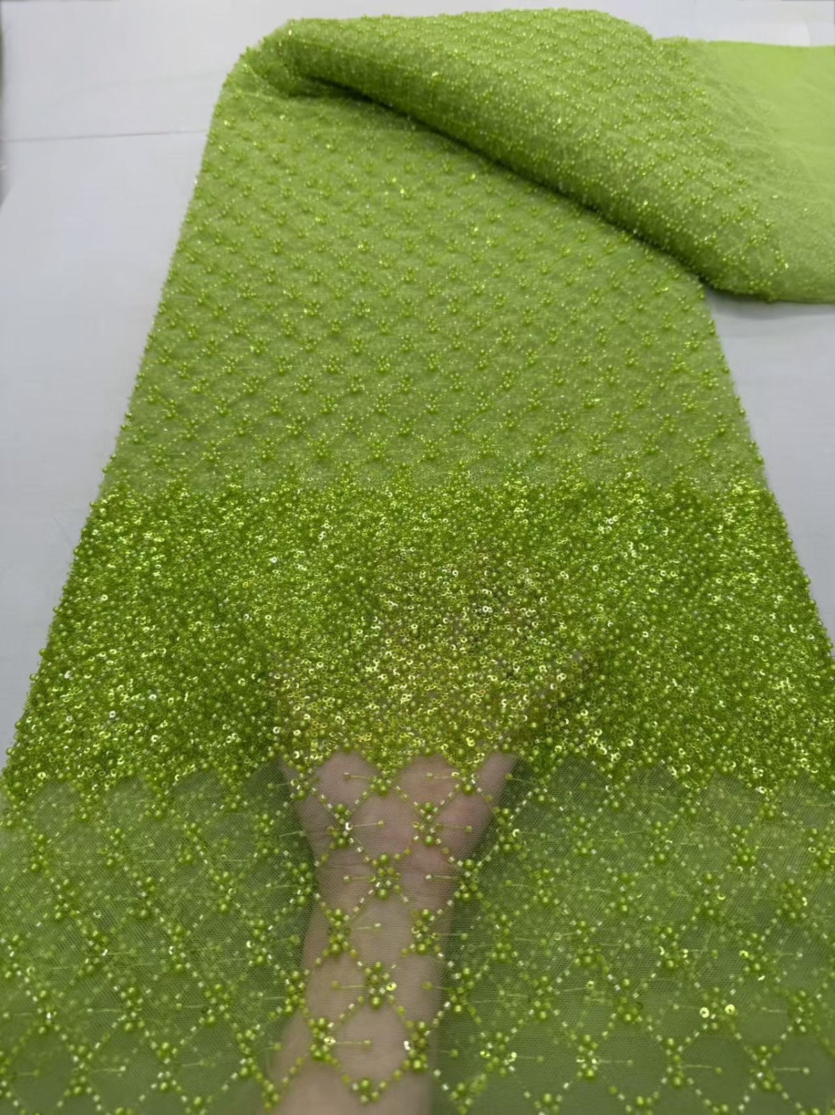 Maxon Beaded Fabric - More Colors