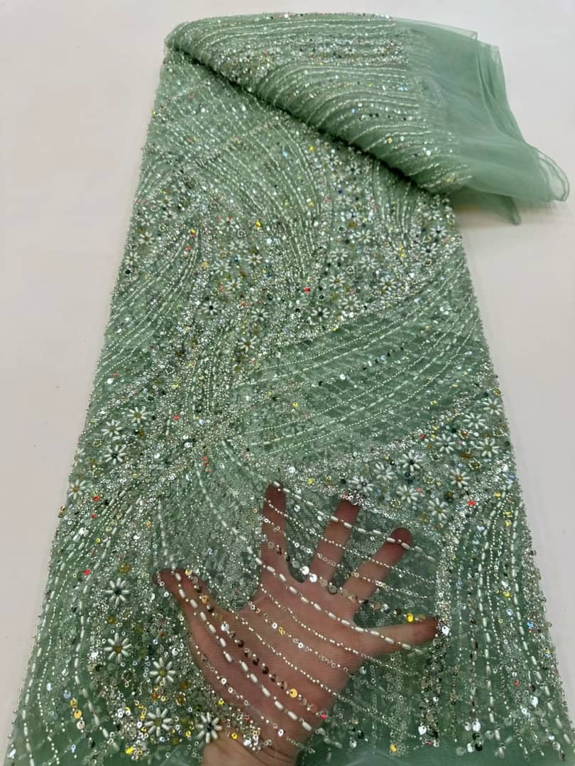 Emporia Beaded Luxury Fabric - More Colors