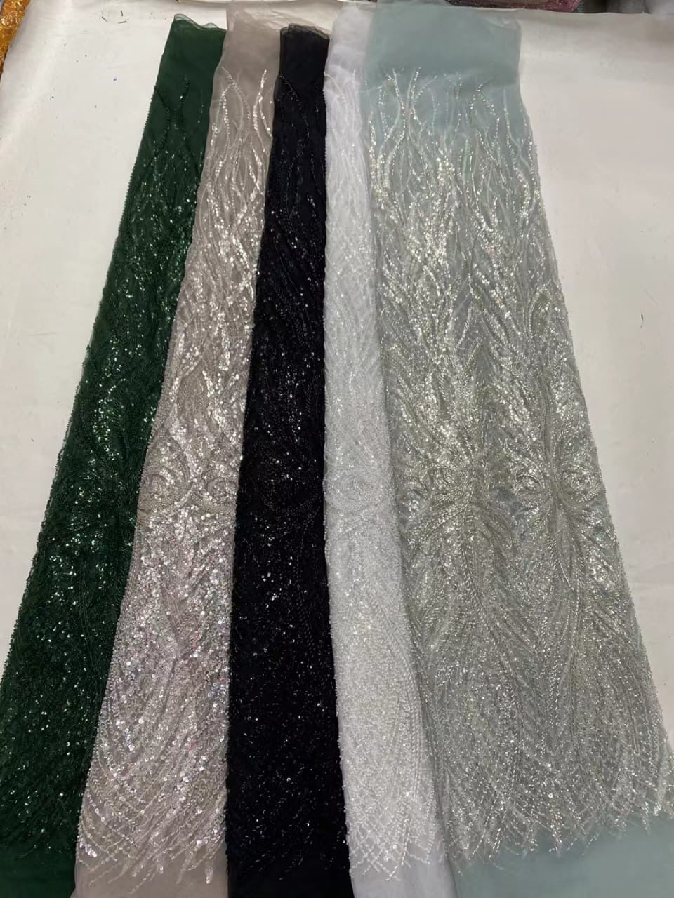 Oward Beaded Luxury Fabric