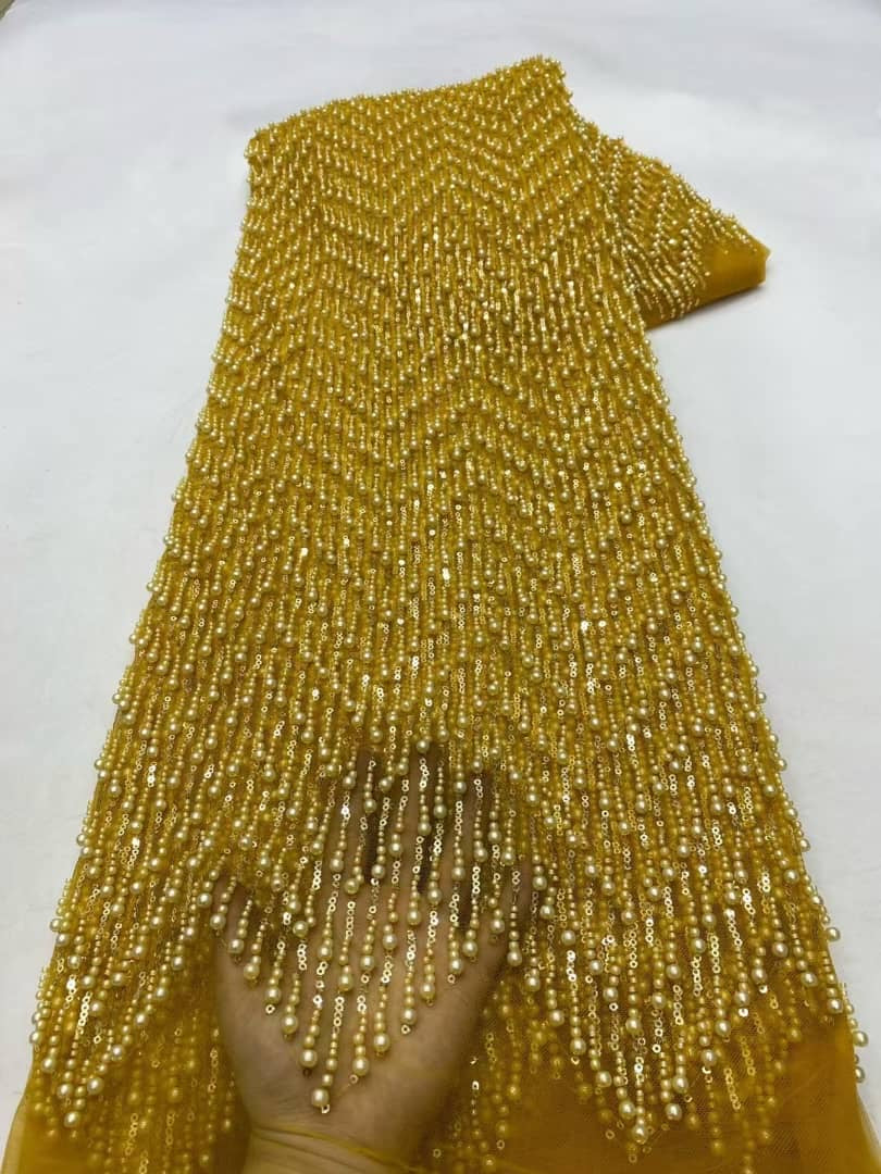 Edule Beaded Luxury Fabric