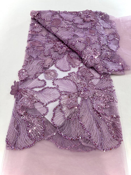 Baylon Sequin Beaded Luxury Fabric - More Colors