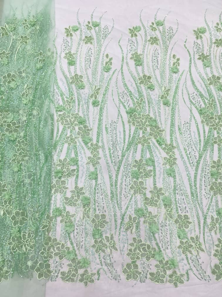 Gyatter 3D Beads Fabric