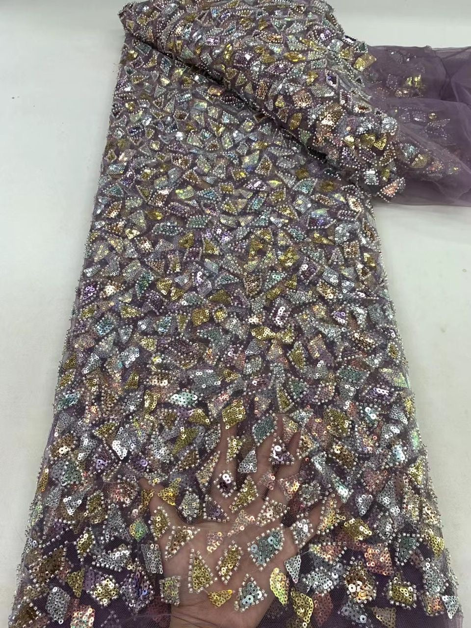 Hurro Multi Sequin Fabric
