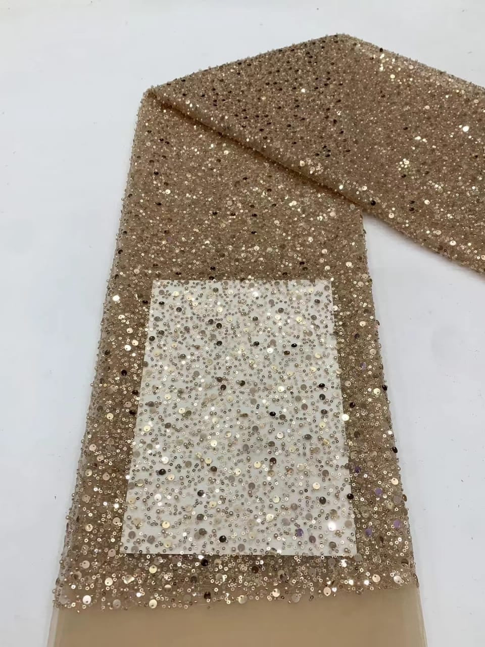 Tela de lentejuelas con cuentas, superventas, de Hoffiel, 45 colores
