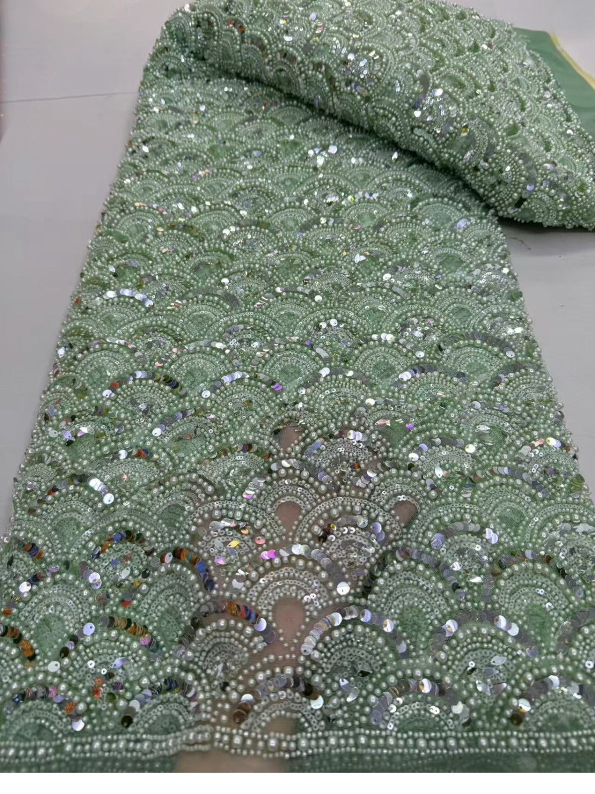 Vechta High Beaded Quality Fabric - More Colors