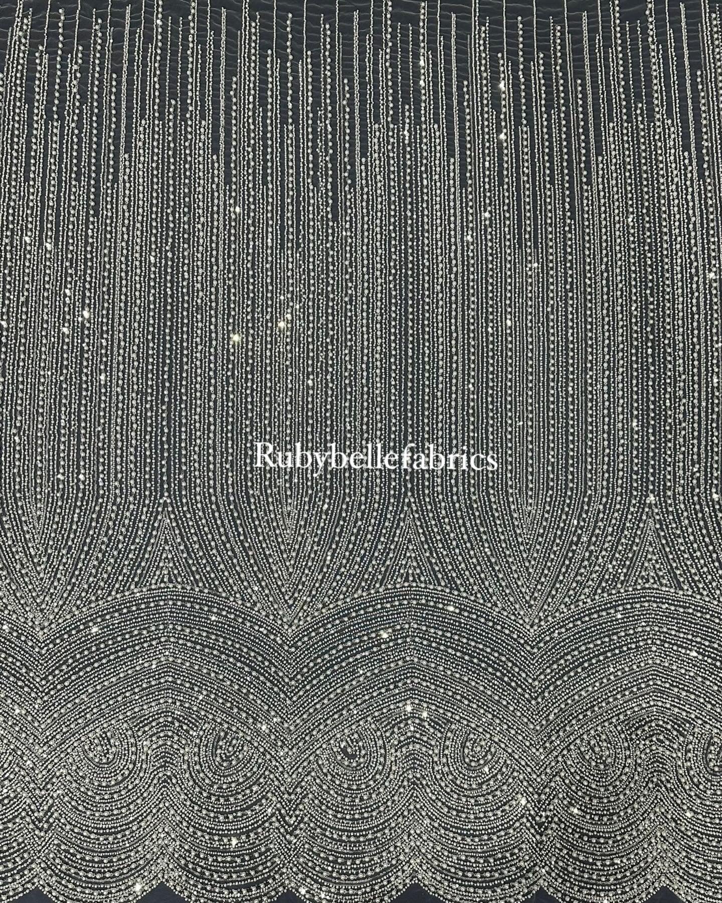 Vierule High Quality Beaded Fabric