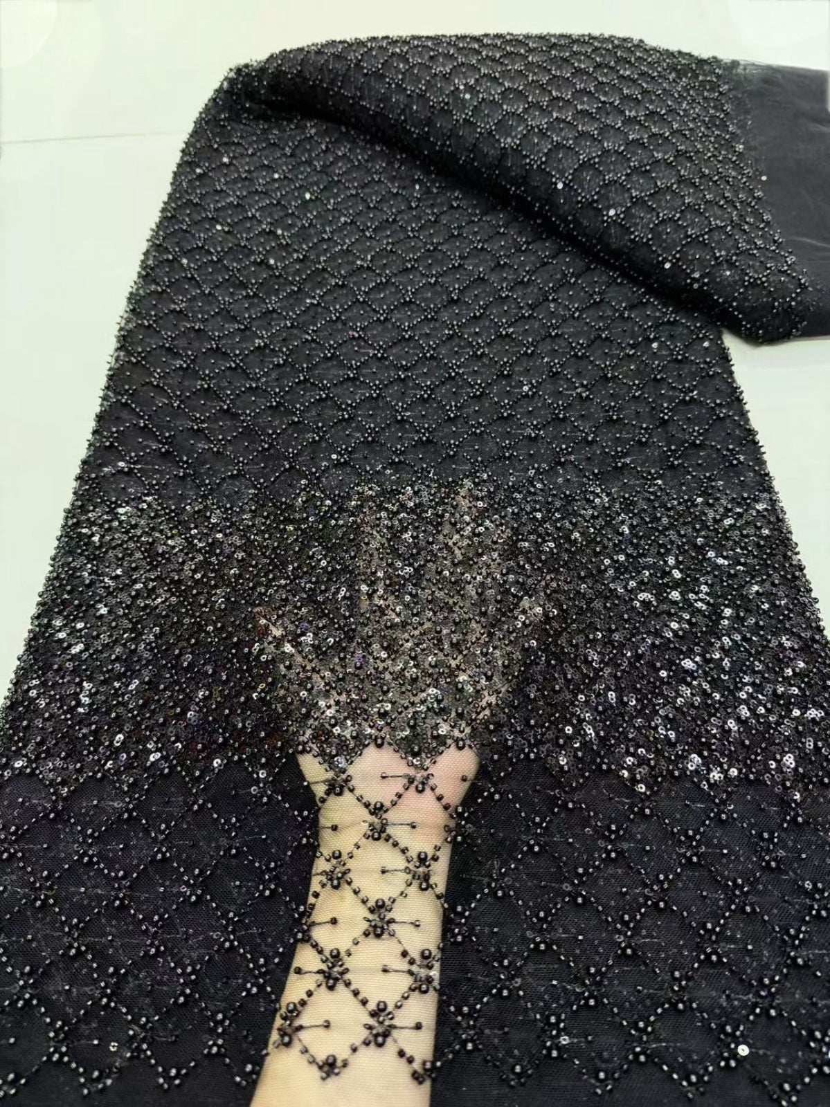 Maxon Beaded Fabric - More Colors