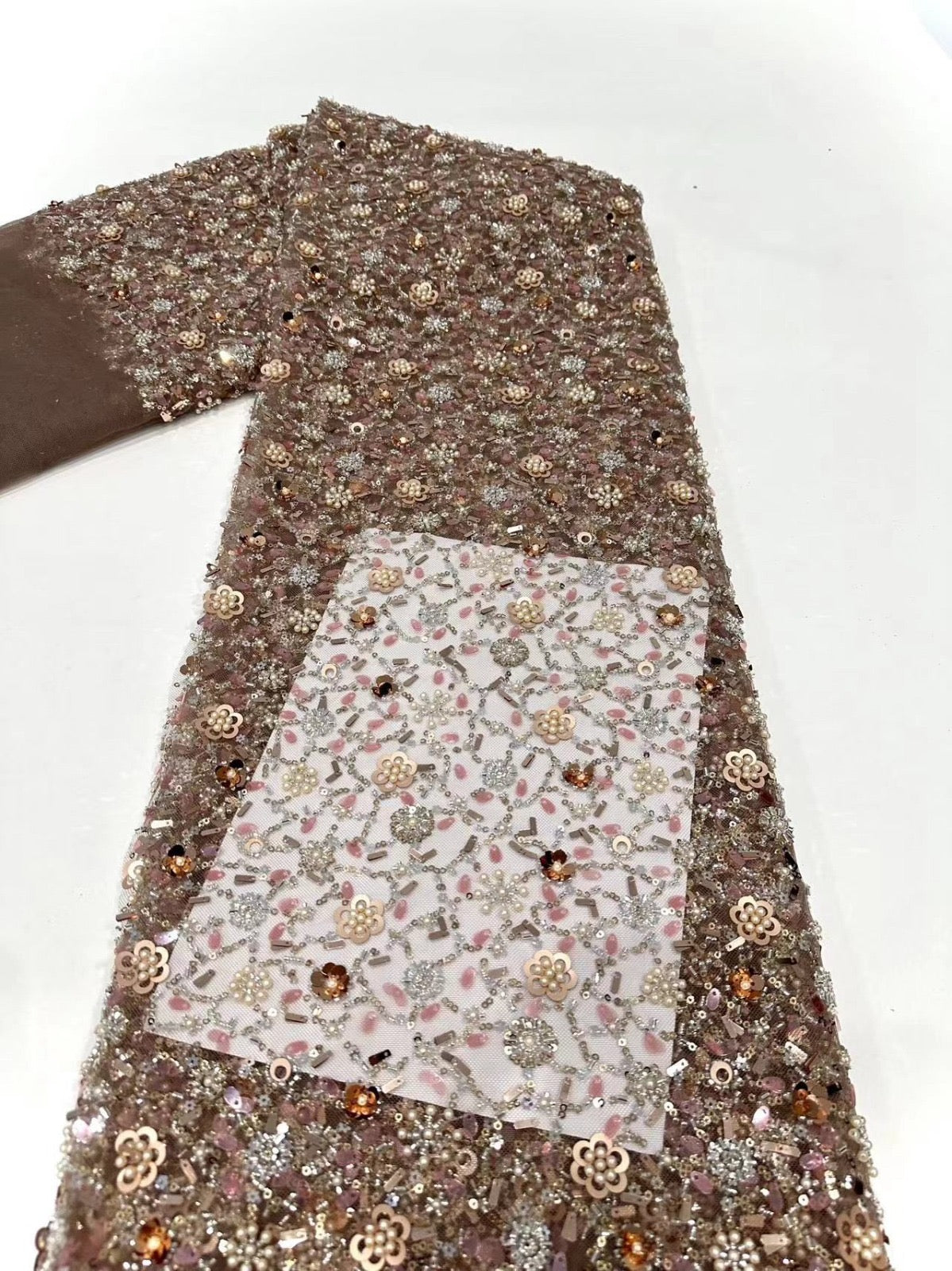 Echelo Quality Beaded Fabric