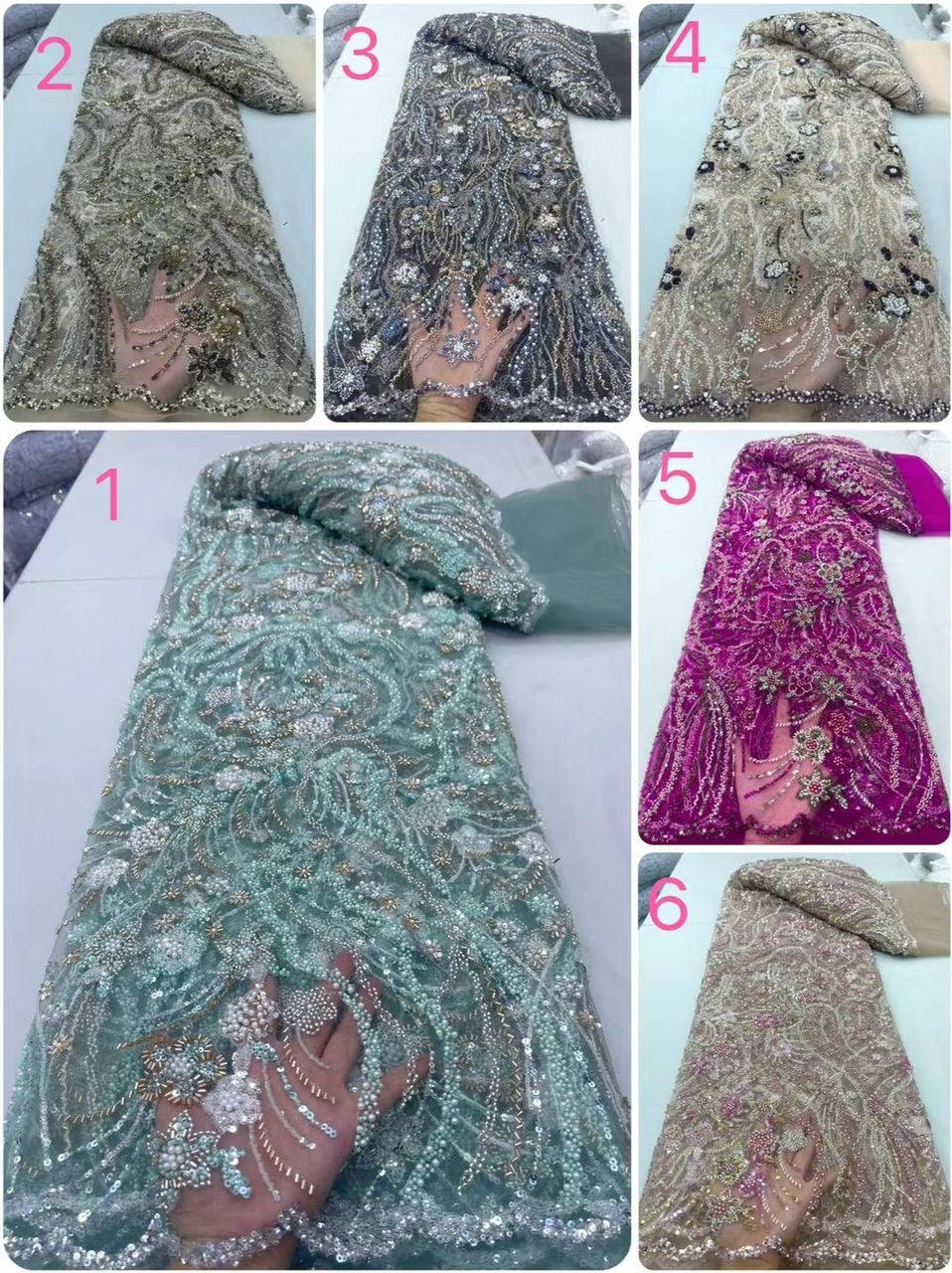 Aticee Luxury Fabric - More Colors