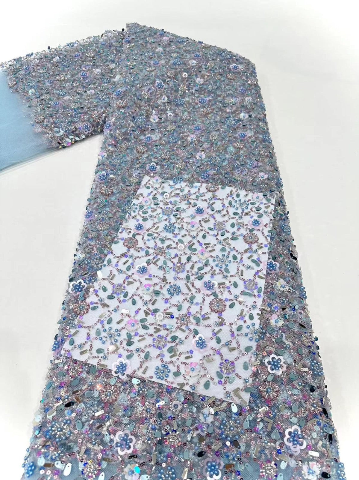 Echelo Quality Beaded Fabric