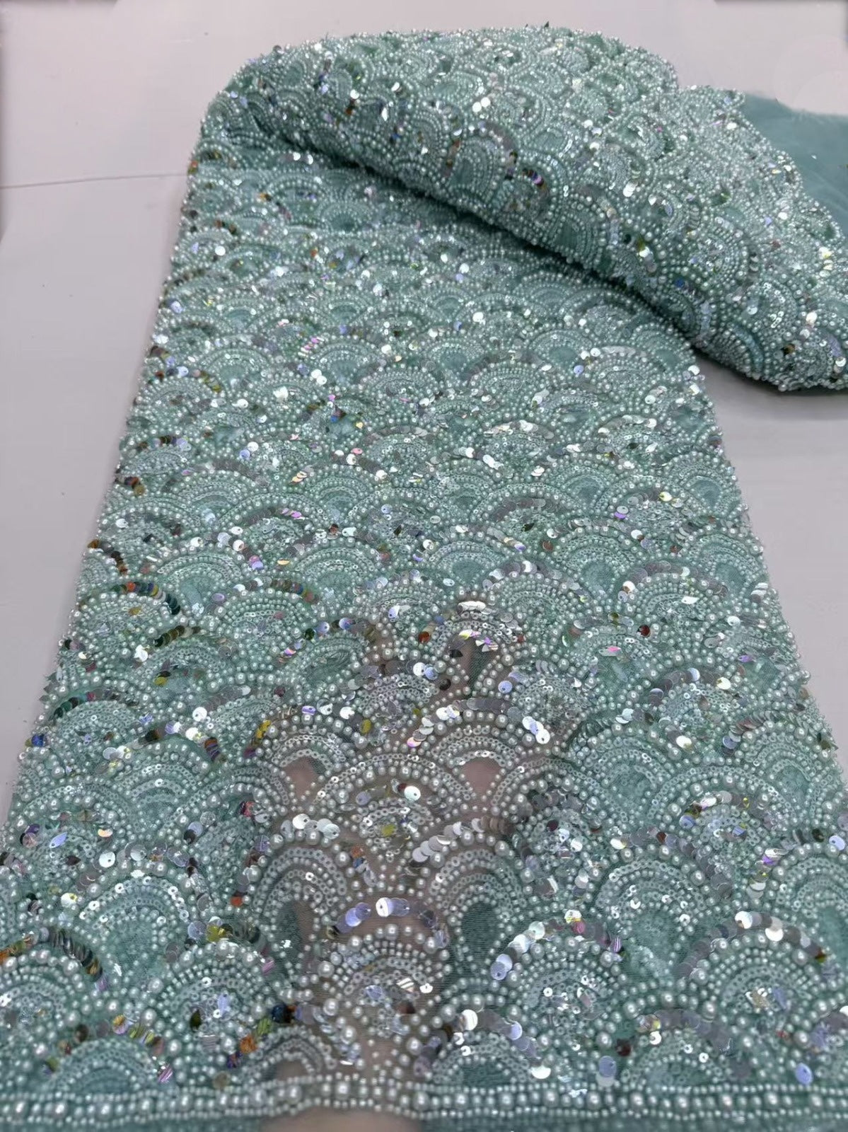 Vechta High Beaded Quality Fabric - More Colors