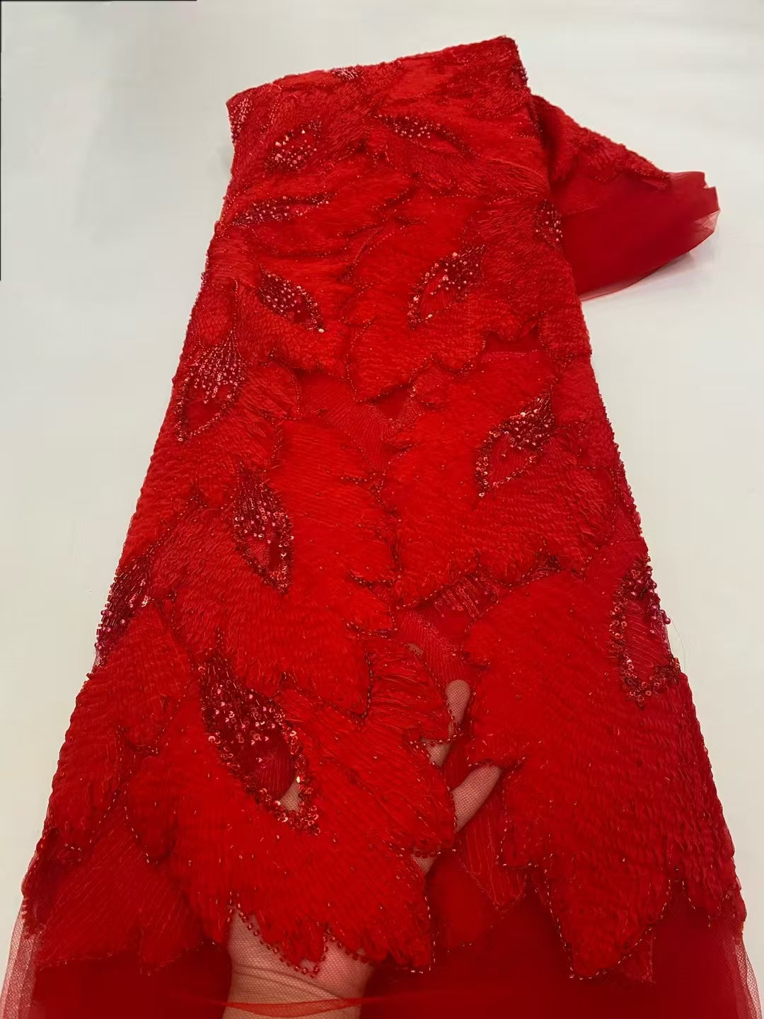 Obert High Quality Beaded Fabric - More Colors