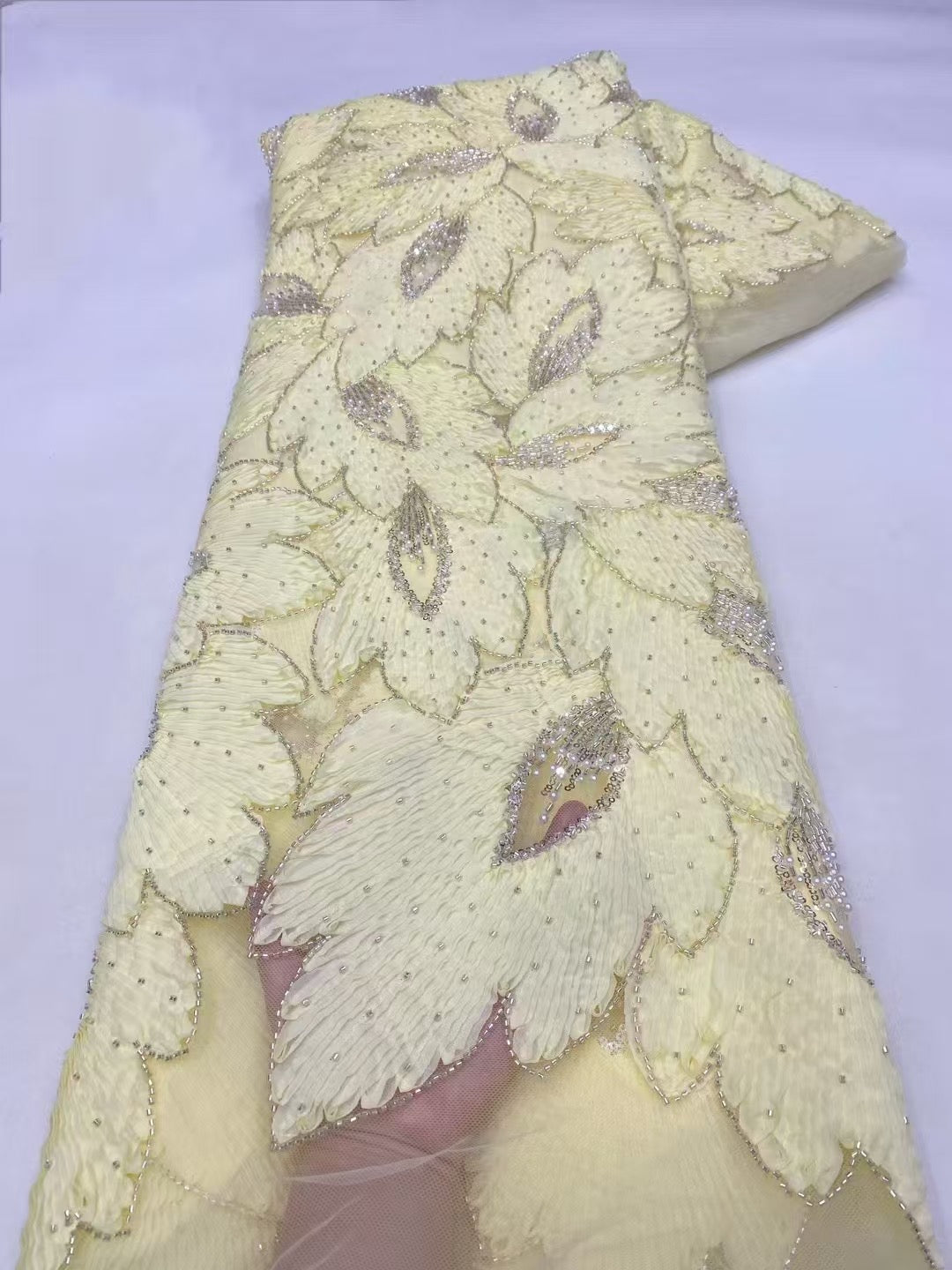 Obert High Quality Beaded Fabric - More Colors