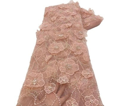 Ushaa 3D Beaded Fabric