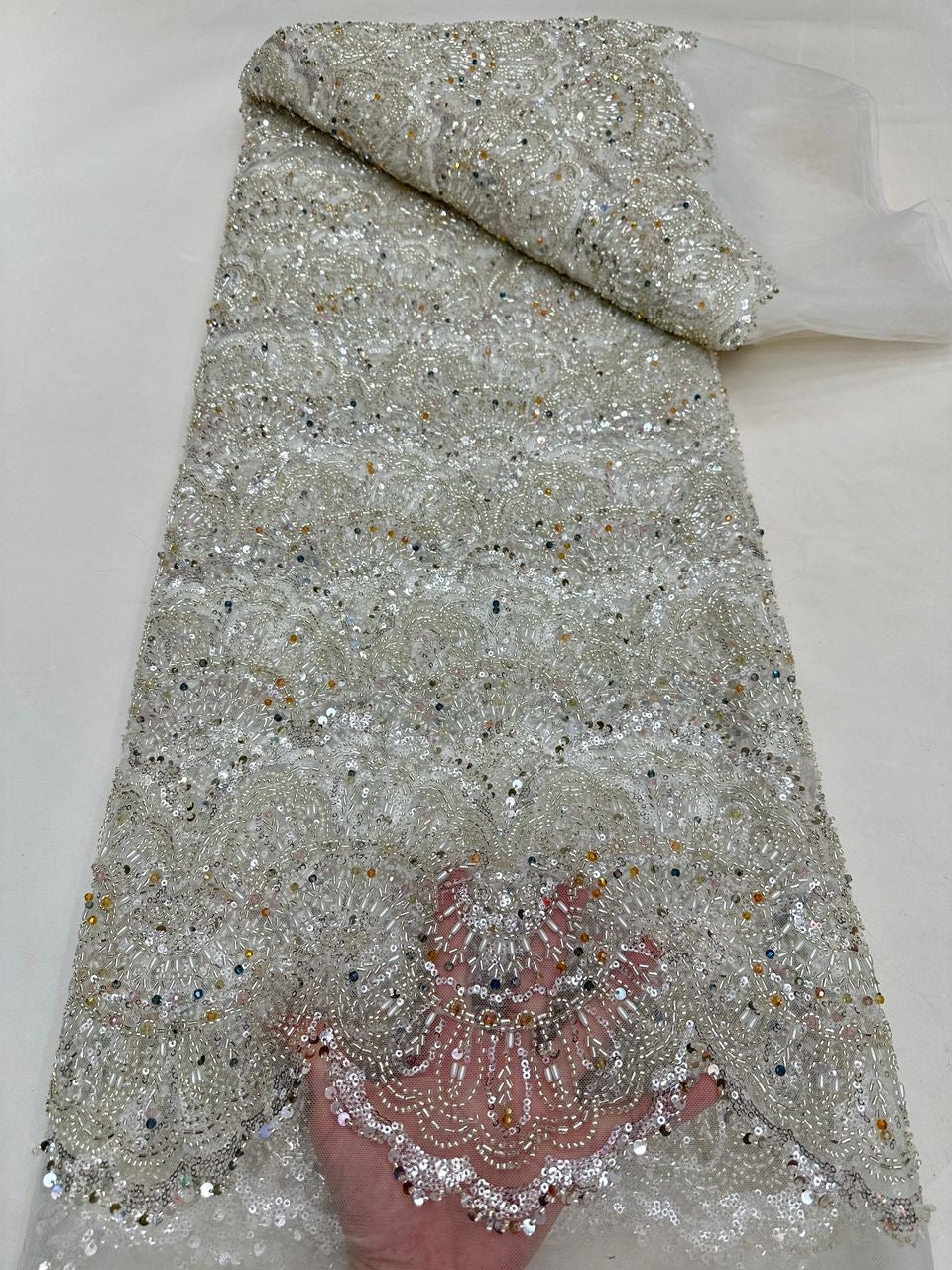 Alta Luxury Beaded Fabric - More Color
