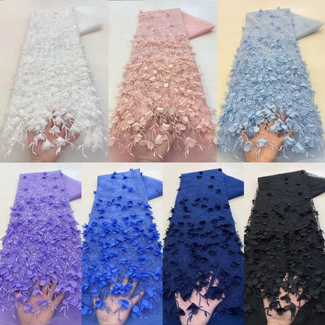 Tela Minette Floral 3D - Más colores