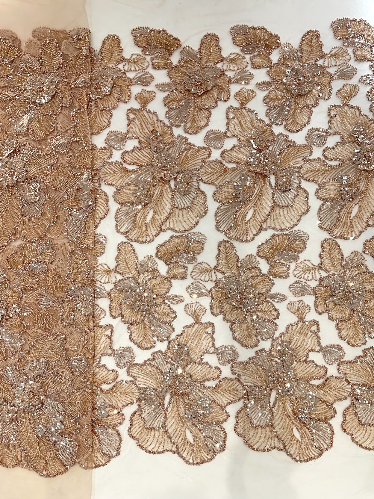 Baylon Sequin Beaded Luxury Fabric - More Colors