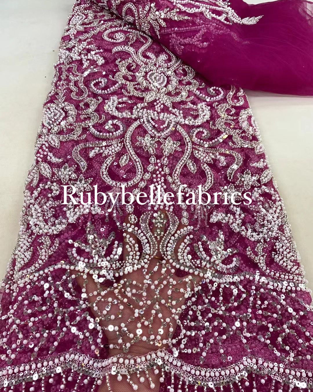Texluxe Handmade Quality Beaded Fabric