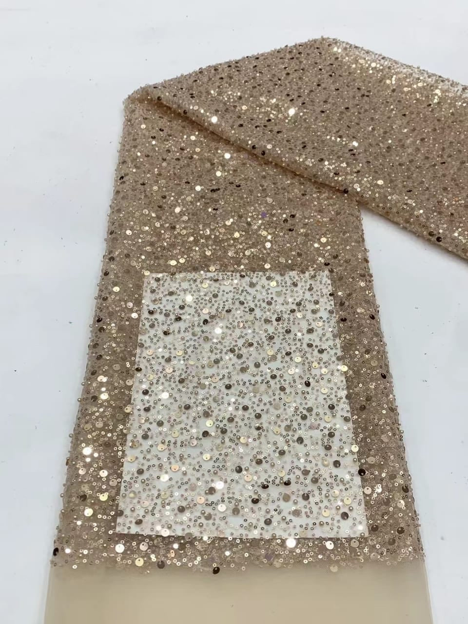 Tela de lentejuelas con cuentas, superventas, de Hoffiel, 45 colores