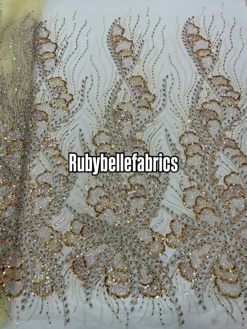Rituon Quality Beaded Fabric