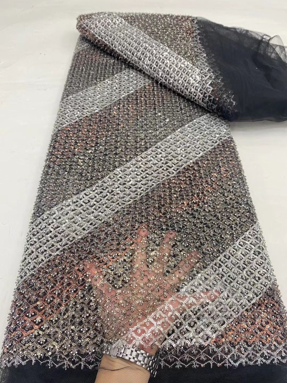 Anoinoi Beaded Fabric