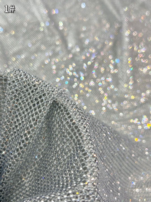 Aryl Bling Stones Luxury Handmade Fabric