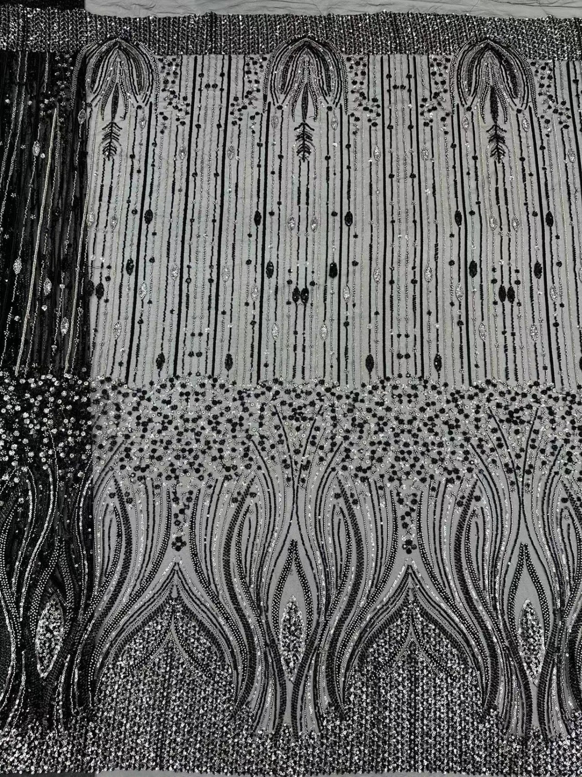 Onic High Quality Beaded Fabric