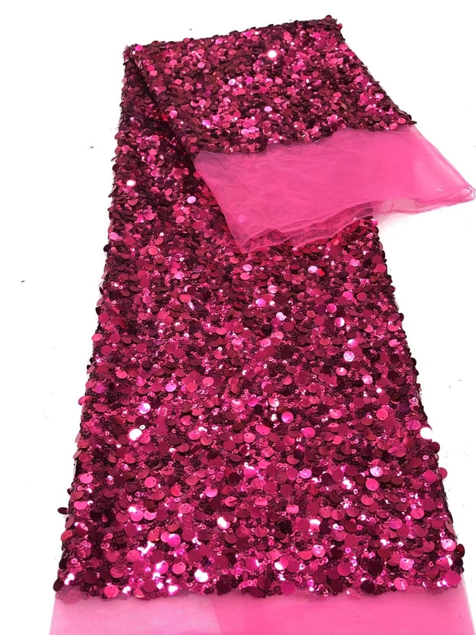 Tela de lentejuelas brillantes