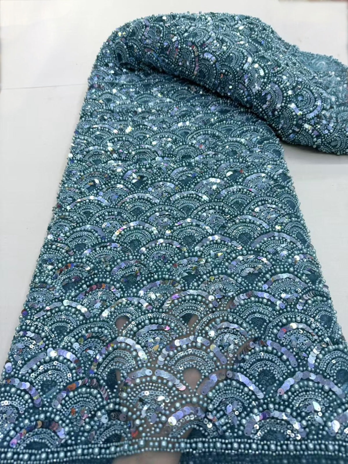 Vechta High Beaded Quality Fabric - More Colors