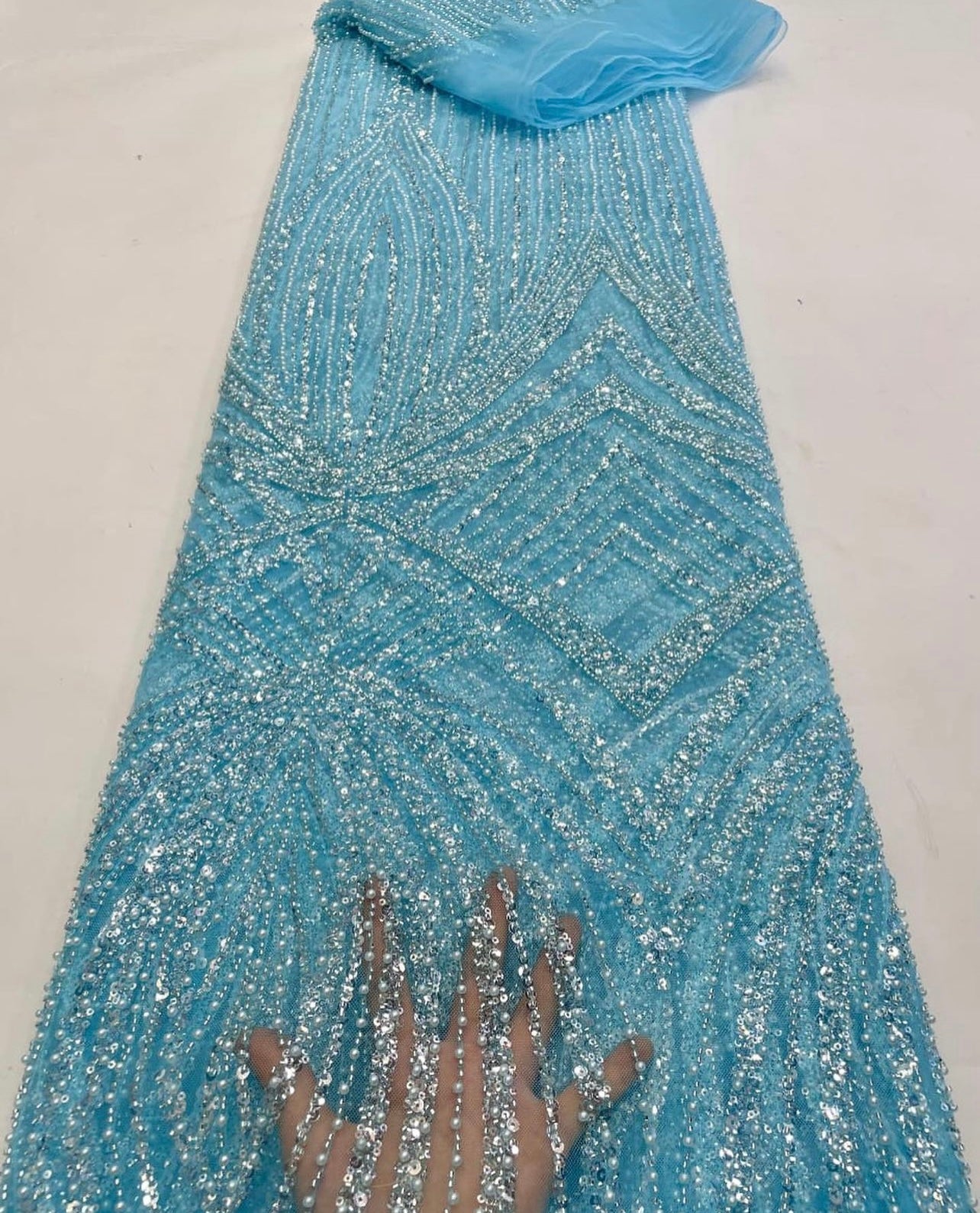 Icon Luxury Beaded Fabric - More Colors