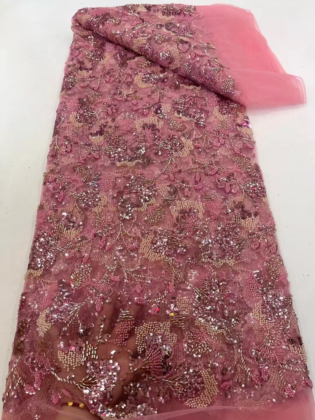 Erve Beaded Sequin Luxury Handmade Fabric