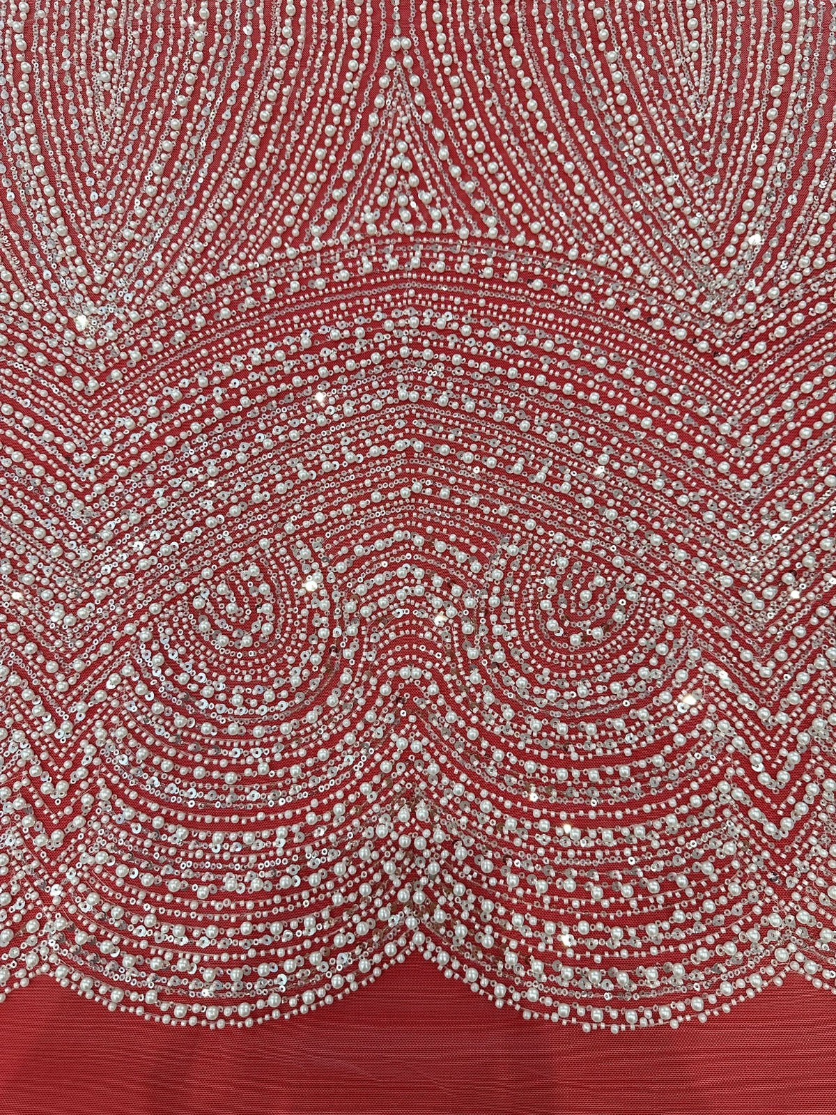 Rillia Beaded Sequin Luxury Fabric