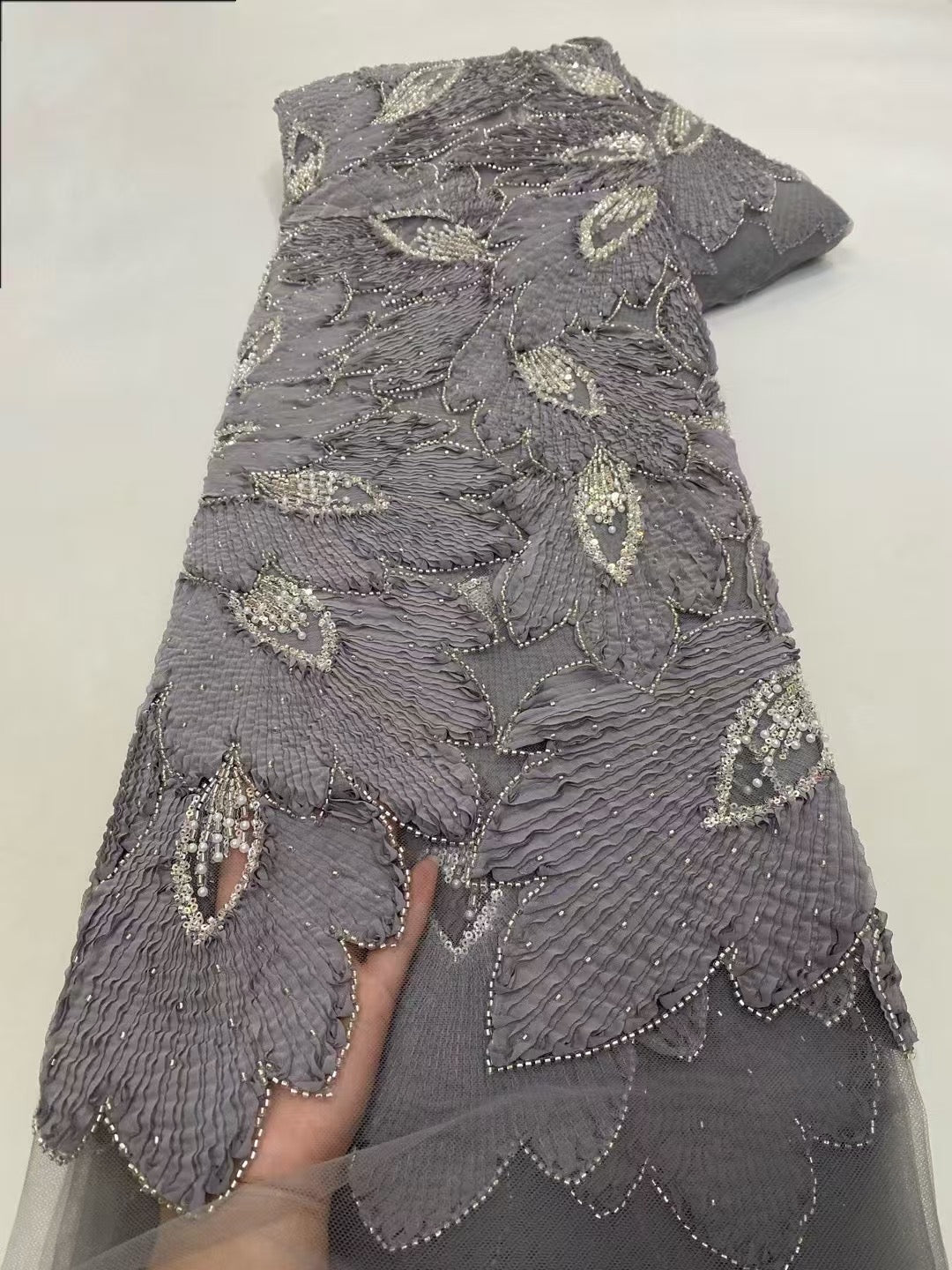 Obert High Quality Beaded Fabric - More Colors