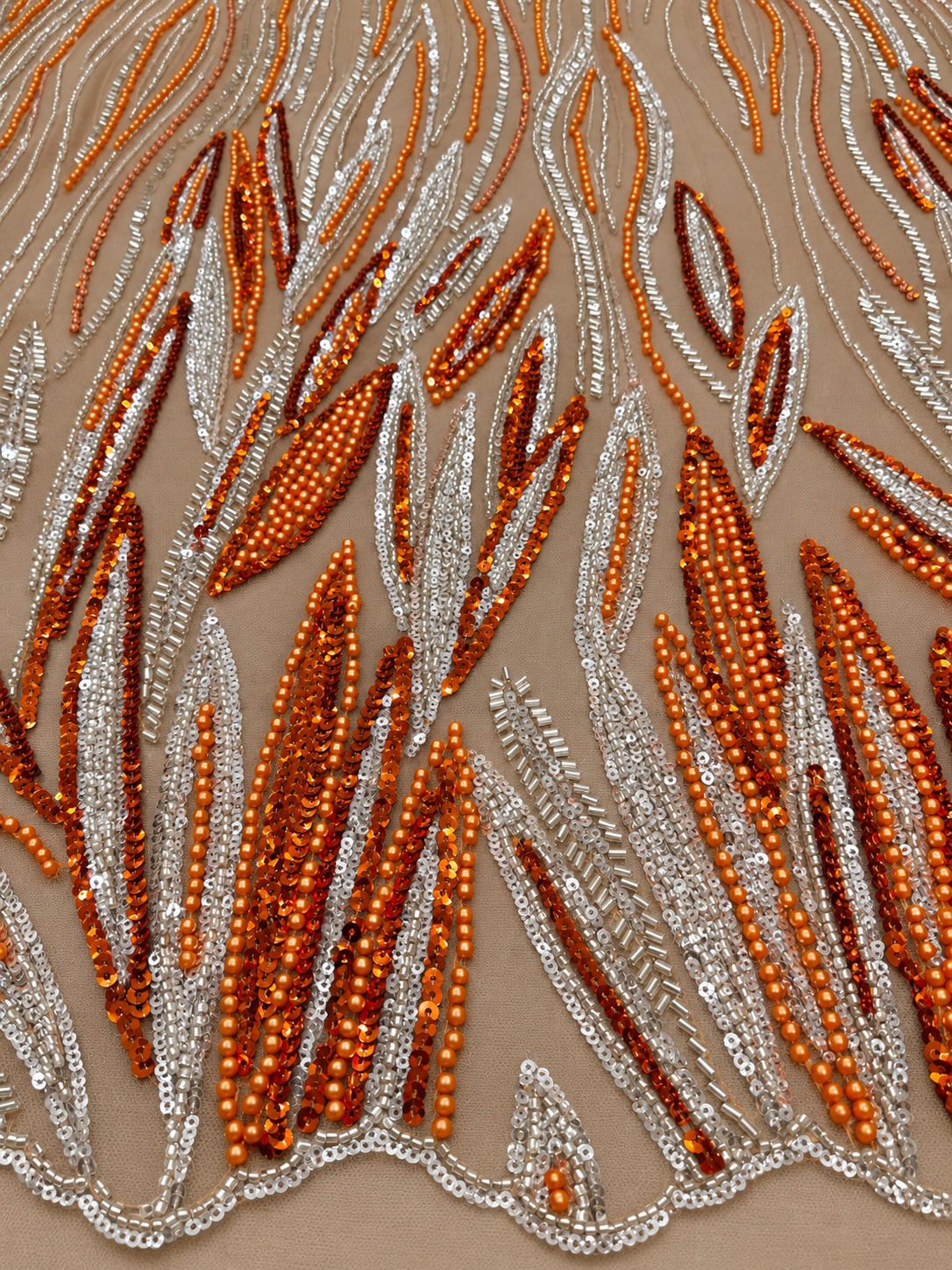 Albany Luxury Fabric - Orange