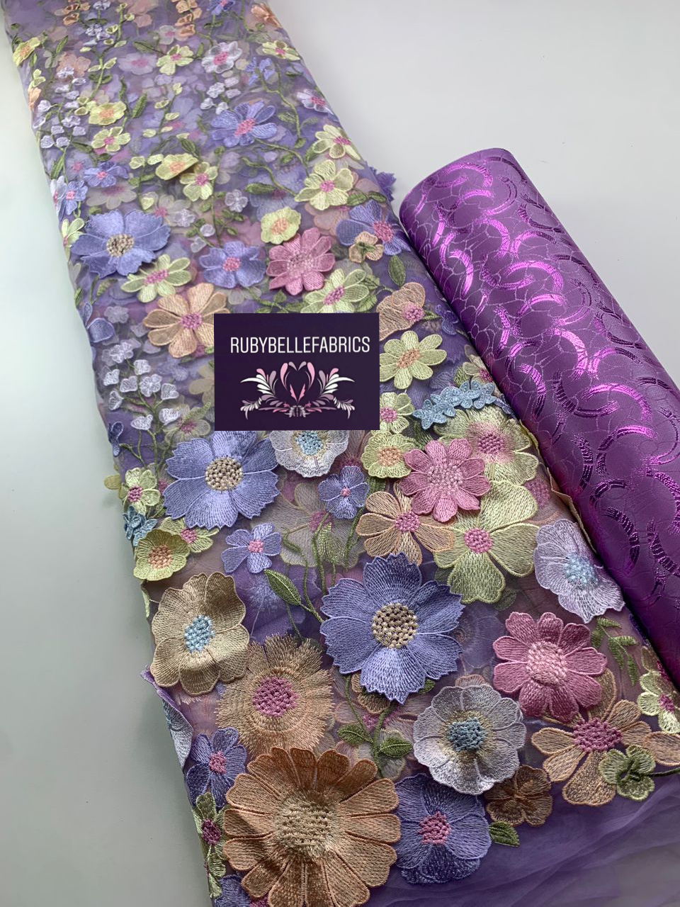 Floral Petals 3D Fabric - More Colors