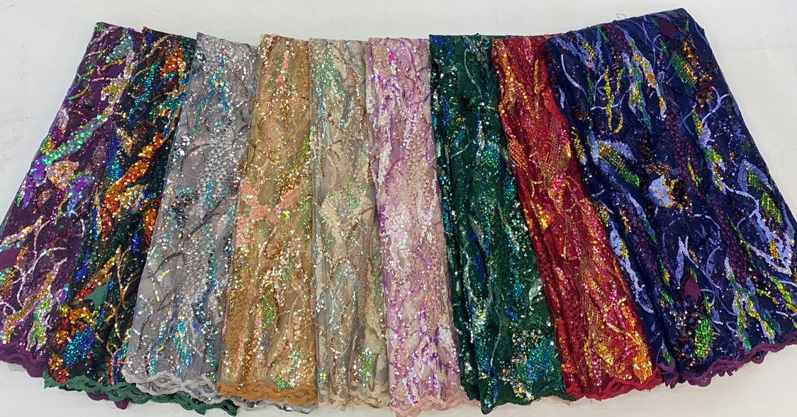 Verieas Sequin Fabric