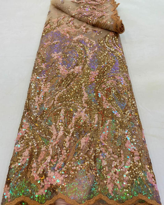 Tela de lentejuelas de opulencia