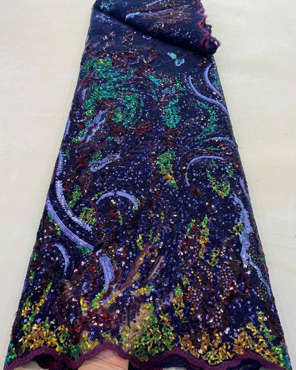 Tela de lentejuelas de opulencia