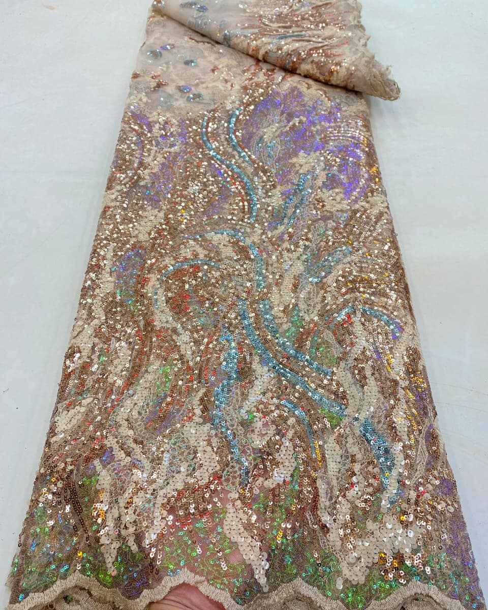 Tela de lentejuelas de opulencia