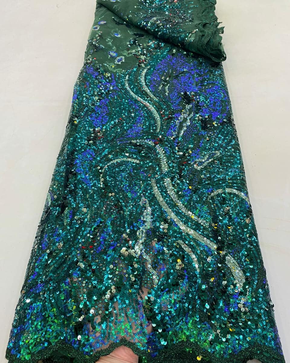Tela de lentejuelas de opulencia