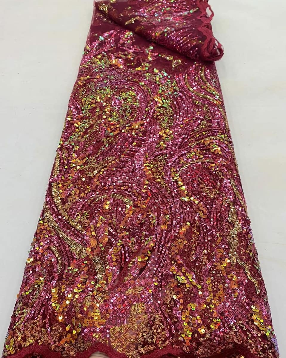 Tela de lentejuelas de opulencia