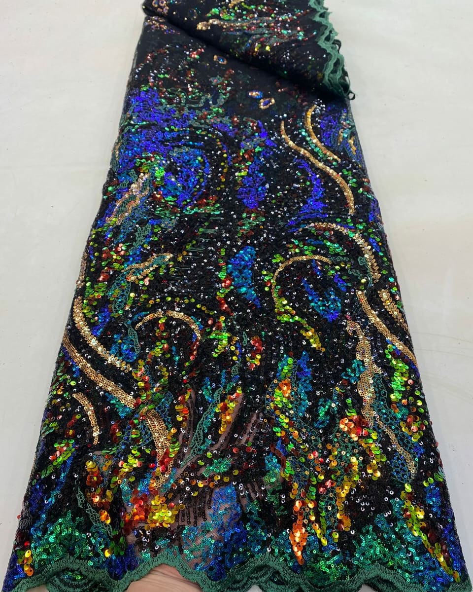 Tela de lentejuelas de opulencia