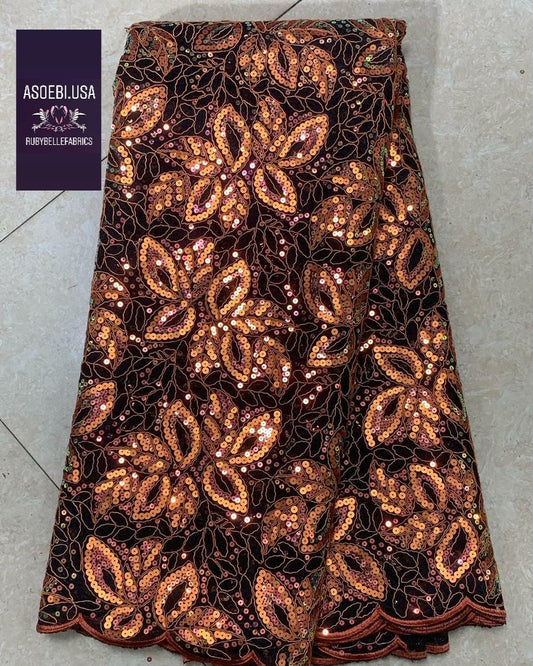 Tela de lentejuelas de prímula