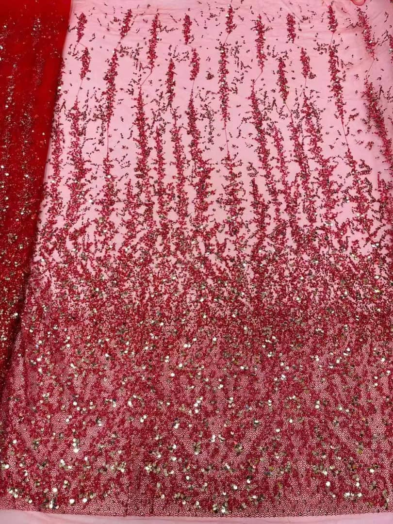 Aster Beaded Luxury Handmade Fabric