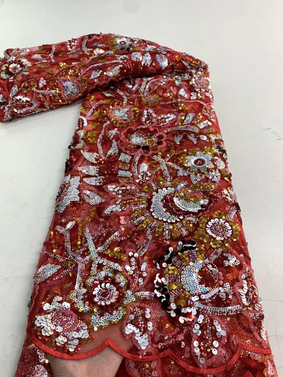 Ascent Scale Sequin Fabric