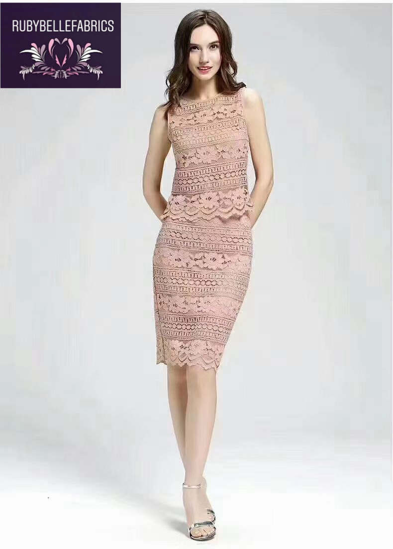 Blush Chantilly Fabric