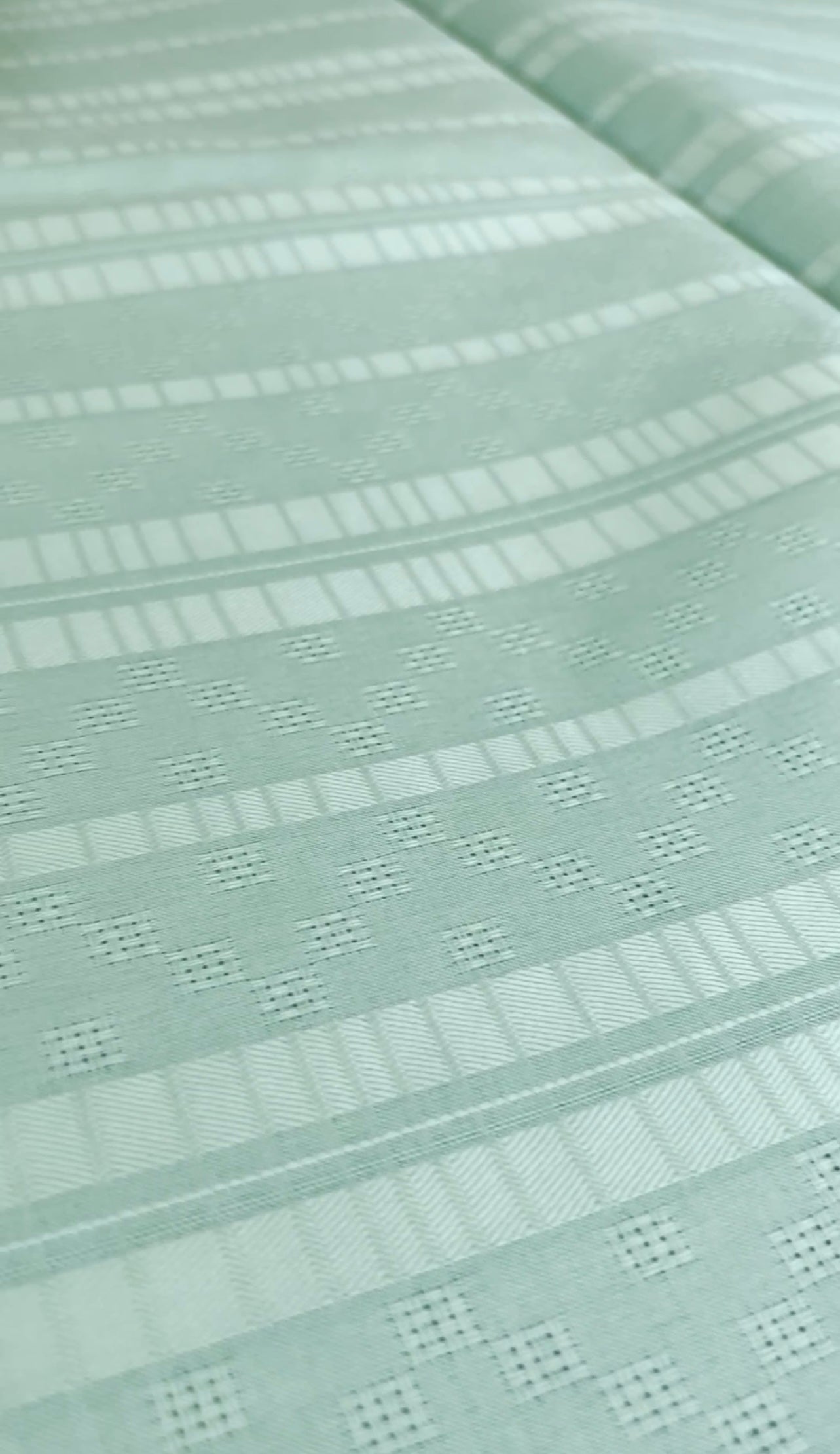 Atiku Men's Fabric - Mint Green
